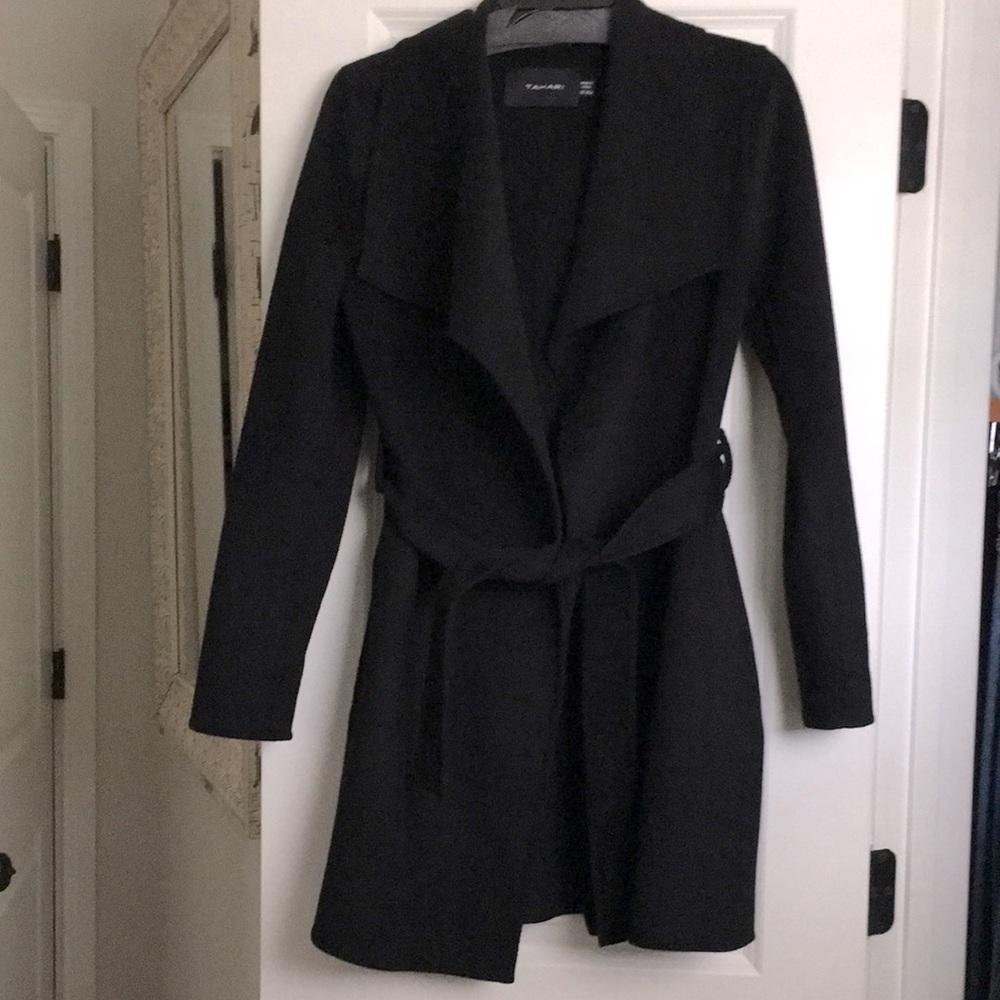 Tahari black coat